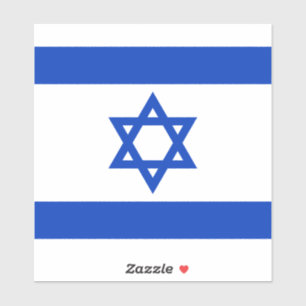 Adesivo bandeira de Israel
