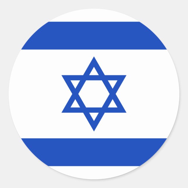 Adesivo Bandeira de Israel (Frente)