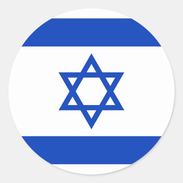 Adesivo Bandeira de Israel (Frente)