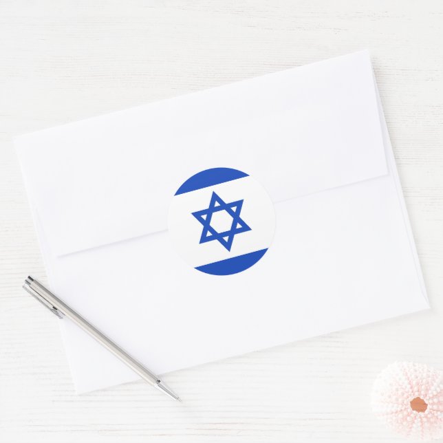 Adesivo bandeira de Israel (Envelope)