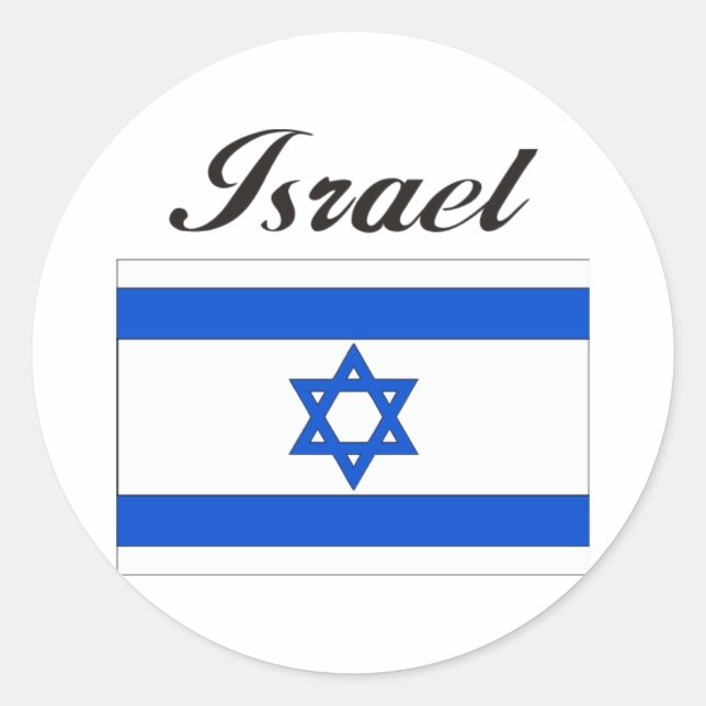 Adesivo Bandeira de Israel (Frente)