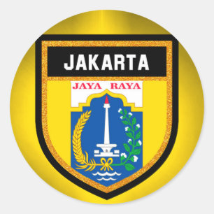 Adesivo Bandeira de Jakarta