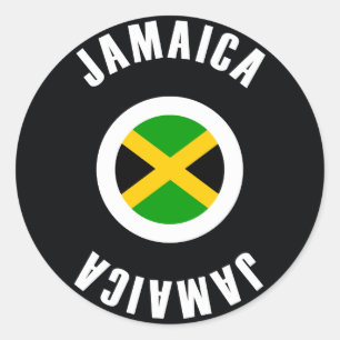 Adesivo Bandeira de Jamaica simples