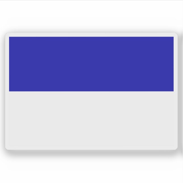 Adesivo Bandeira de Kadaň, República Checa (Frente)