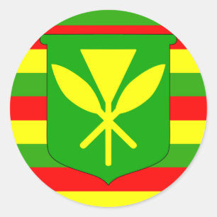 Adesivo Bandeira de Kanaka Maoli