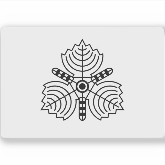 Adesivo Bandeira de Karafuto (Frente)