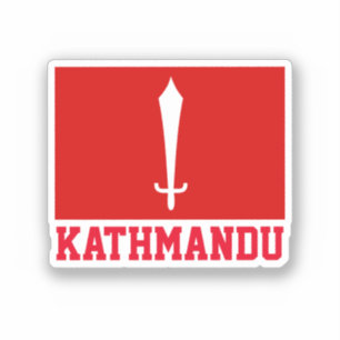 Adesivo Bandeira de Katmandu, Nepal