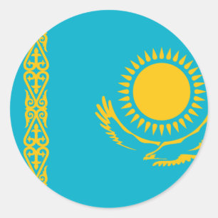 Adesivo Bandeira de Kazakhstan