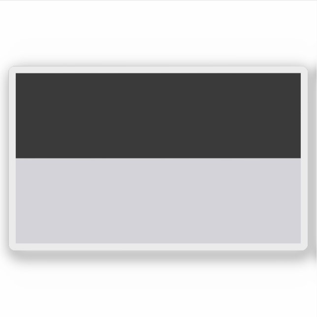 Adesivo Bandeira de Kempten, Alemanha (Frente)