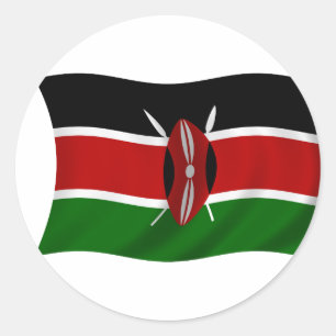 Adesivo Bandeira de Kenya