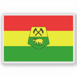 Adesivo Bandeira de Khouribga, Marrocos