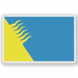 Adesivo Bandeira de Kohtla-Järve, Estônia