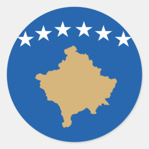 Adesivo Bandeira de Kosovo