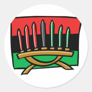 Adesivo Bandeira de Kwanzaa