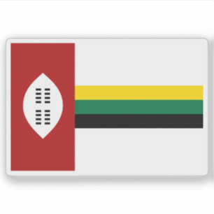 Adesivo Bandeira de KwaZulu (1977-1985), Rep. da África do