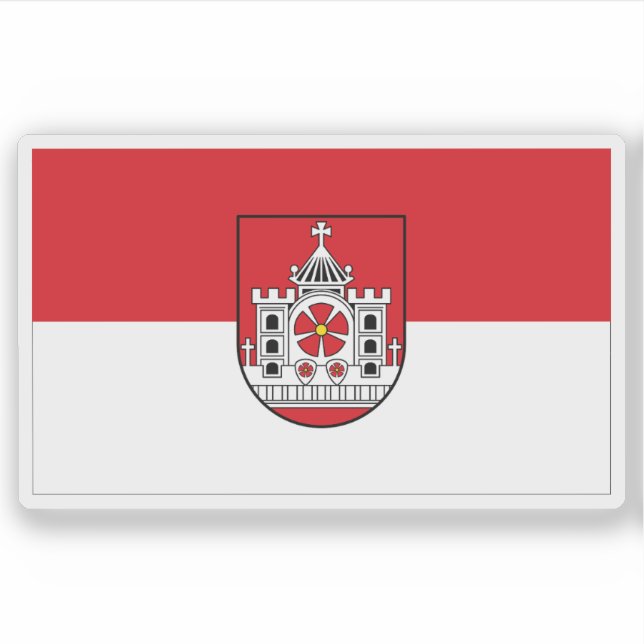 Adesivo Bandeira de Landcale, Alemanha (Frente)