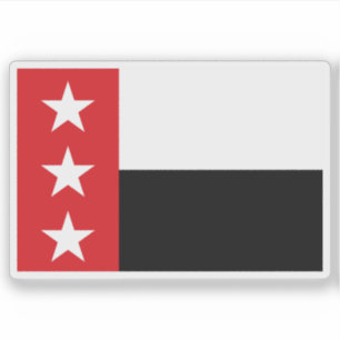 Adesivo Bandeira de Laredo, Texas, EUA