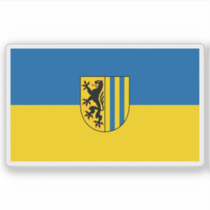Adesivo Bandeira de Leipzig, Alemanha