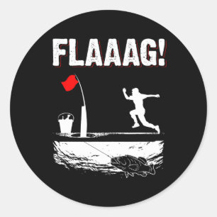 Adesivo Bandeira de Levantamento de Dica de Pesca no Gelo 