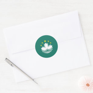 Adesivo Bandeira de Macau