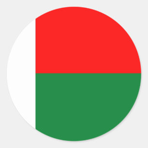 Adesivo bandeira de Madagáscar