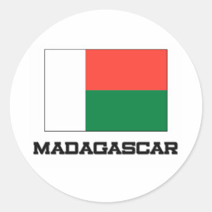 Adesivo Bandeira de Madagáscar