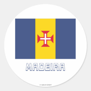 Adesivo Bandeira de Madeira com nome
