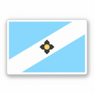 Adesivo Bandeira de Madison, Wisconsin