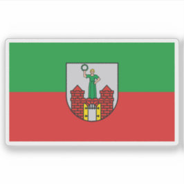 Adesivo Bandeira de Magdeburg, Alemanha