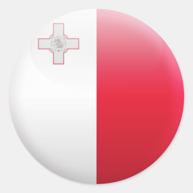 Adesivo Bandeira de Malta (Frente)