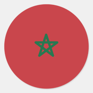 Adesivo Bandeira de Marrocos
