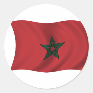 Adesivo Bandeira de Marrocos