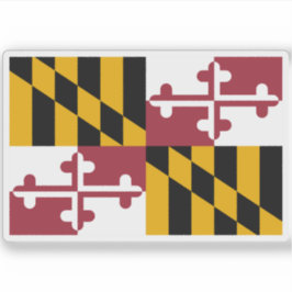 Adesivo Bandeira de Maryland
