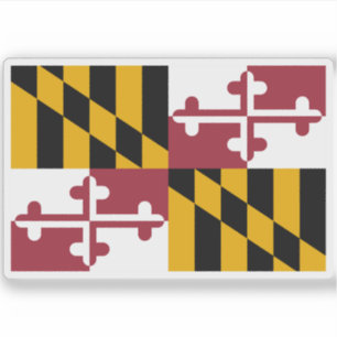 Adesivo Bandeira de Maryland