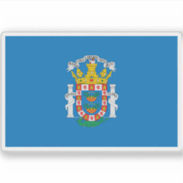Adesivo Bandeira de Melilla