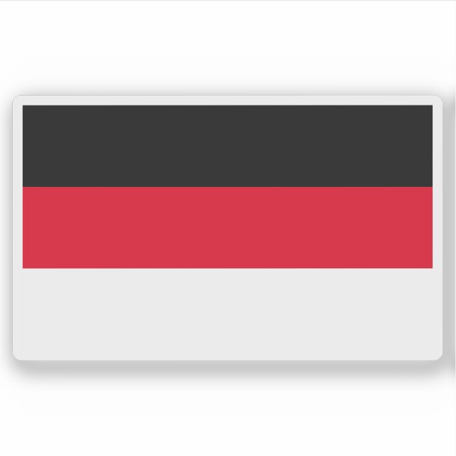 Adesivo Bandeira de Memmingen, Alemanha (Frente)