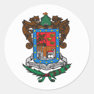 Adesivo Bandeira de Michoacan
