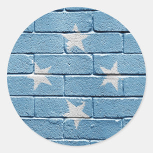 Adesivo Bandeira de Micronesia
