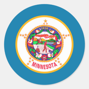 Adesivo Bandeira de Minnesota