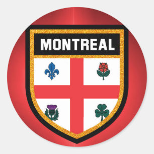 Adesivo Bandeira de Montreal