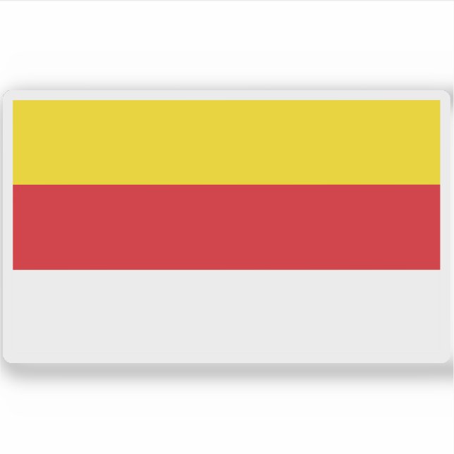 Adesivo Bandeira de Münster, Alemanha (Frente)