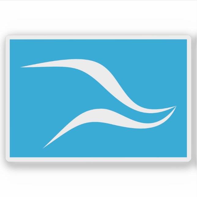 Adesivo Bandeira de Neuquén, Argentina (Frente)