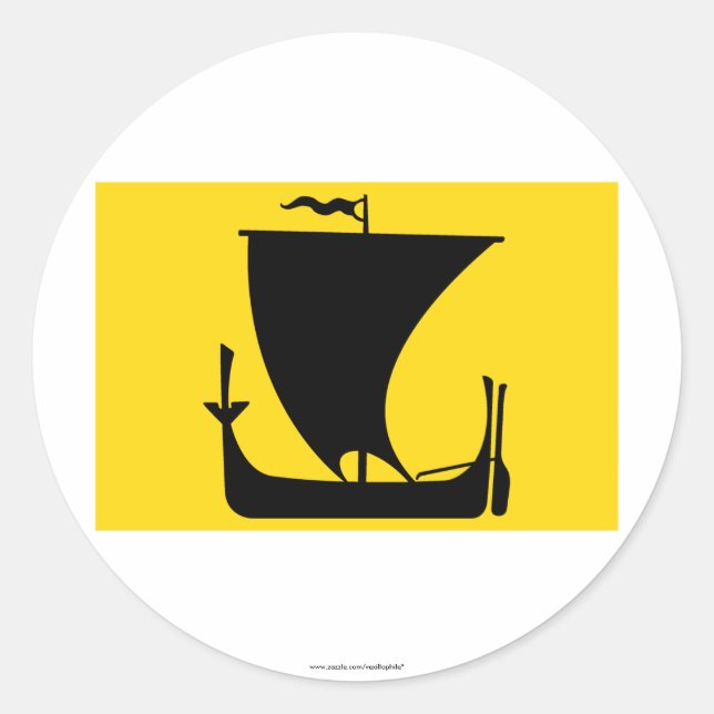 Adesivo Bandeira de Nordland (Frente)