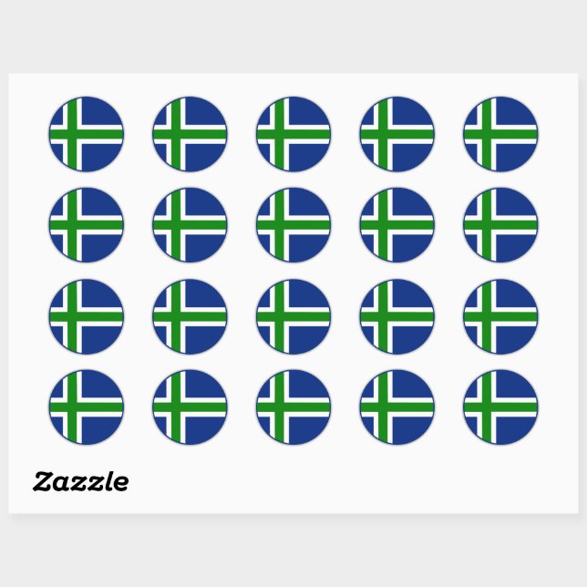 Adesivo Bandeira de North Uist (Folha)