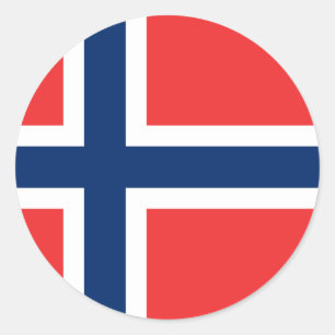 Adesivo Bandeira de Noruega