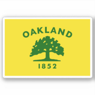 Adesivo Bandeira de Oakland, Califórnia