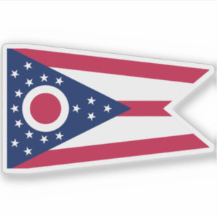Adesivo Bandeira de Ohio
