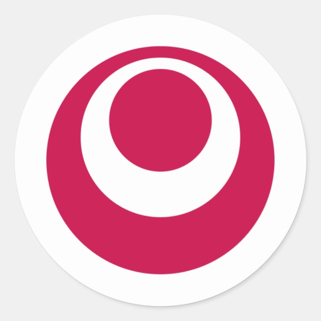 Adesivo Bandeira de Okinawa (Frente)