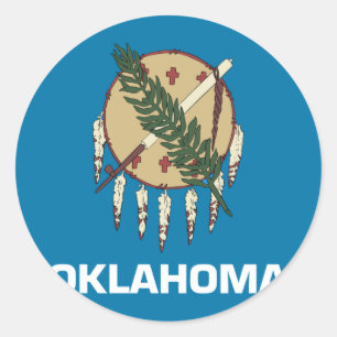 Adesivo Bandeira de Oklahoma
