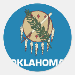 Adesivo Bandeira de Oklahoma